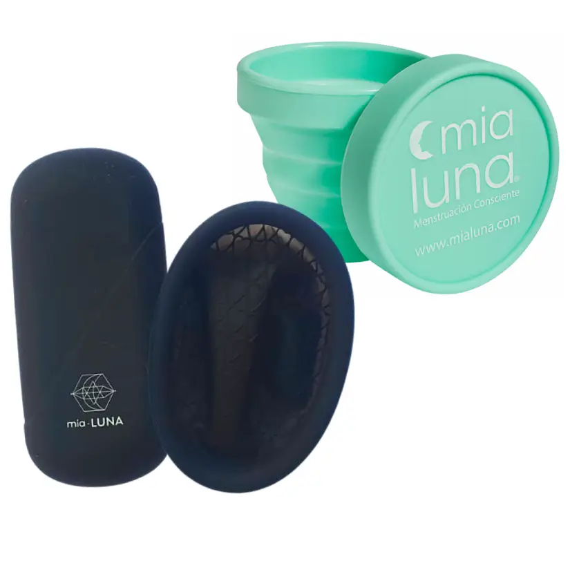 Disco Menstrual Negro + Vaso Limpiador