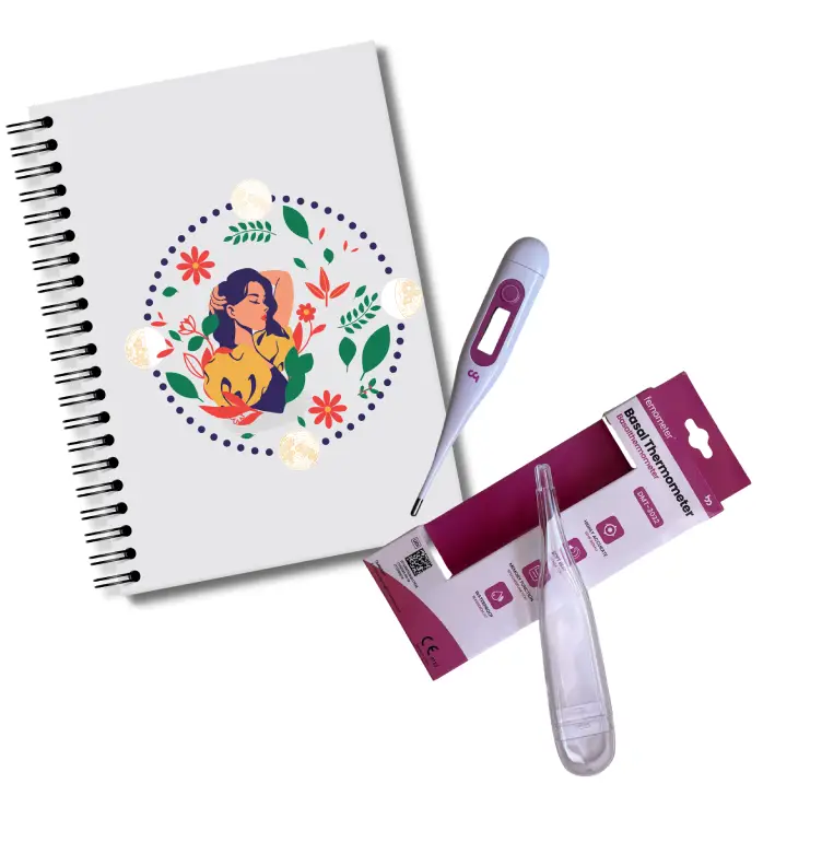 Pack Comenzar con Calma: Termómetro Basal Vinca Lite + Planner Cíclico